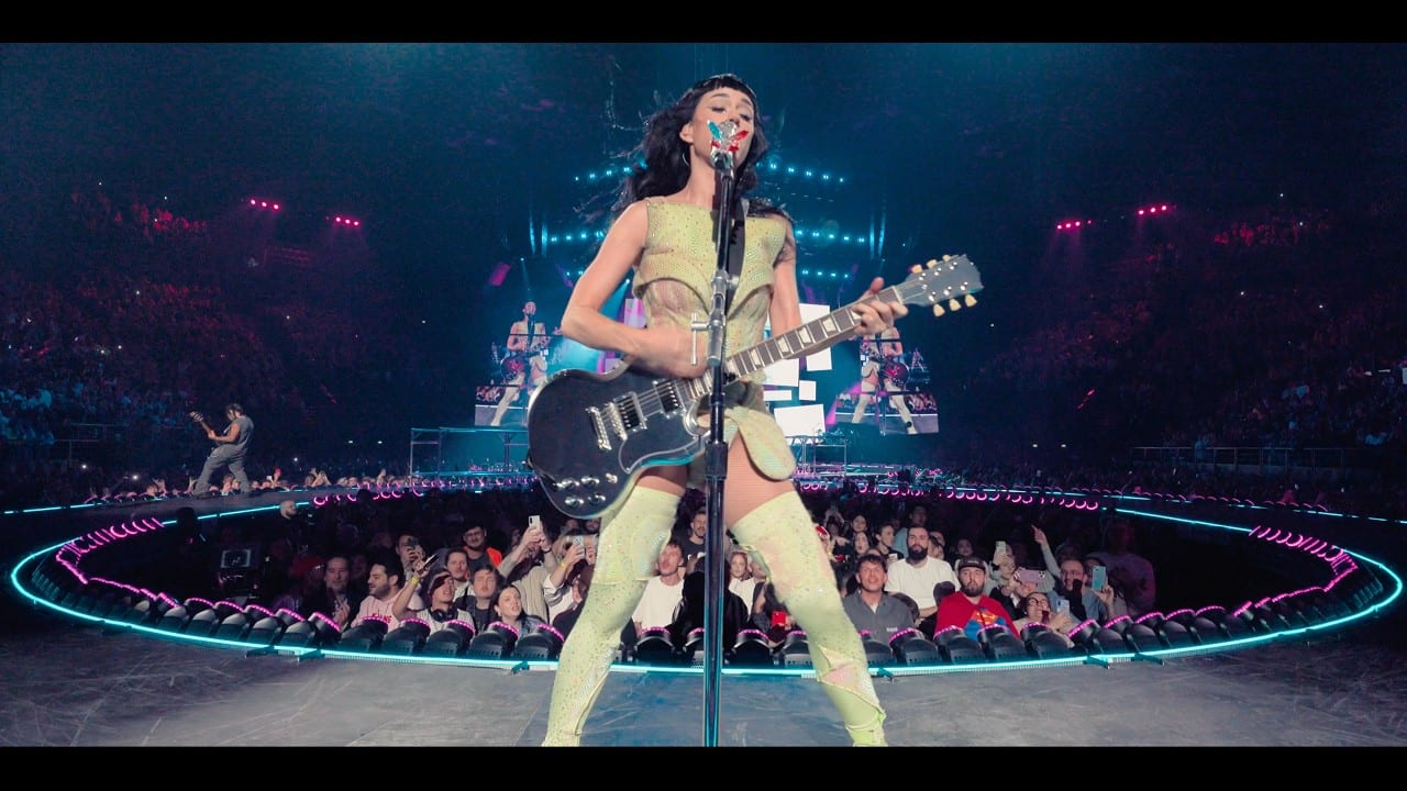 Still from Katy Perry: The Lifetimes Tour - Live from Paris Official Trailer.